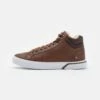 Pier One Unisex - Sneakers Alte - Cognac