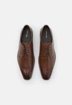 Pier One LeatherStringateBrown Uomo Scarpe Eleganti PI912M0E6-O11 -Negozio Pier One economico 3d61d3119797407a914c2c3c923ca29d