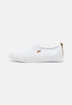 Pier One Unisex - Scarpe Senza Lacci - White