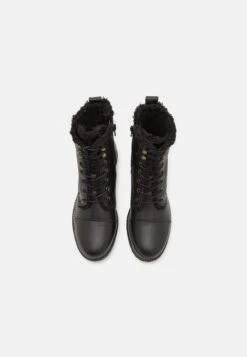 Pier One LeatherStivaletti StringatiBlack Donna Stivaletti PI911X03O-Q11 -Negozio Pier One economico dc9941875ae74db9824294363246e029