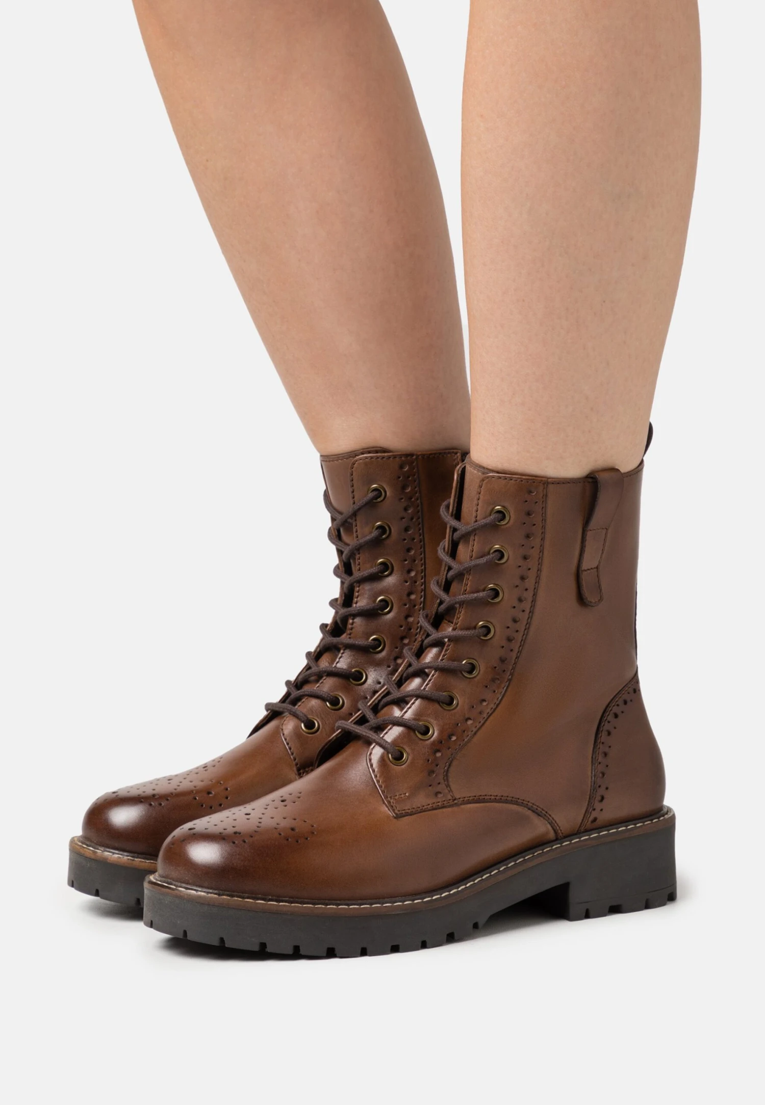 Pier One Leather Stivaletti Con PlateauCognac Donna Stivaletti PI911N09R-O11 2 Pier One Leather Stivaletti Con PlateauCognac Donna Stivaletti PI911N09R-O11